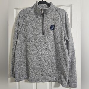 Men's Medium Gray Champion NC Quarter-Zip Sweater